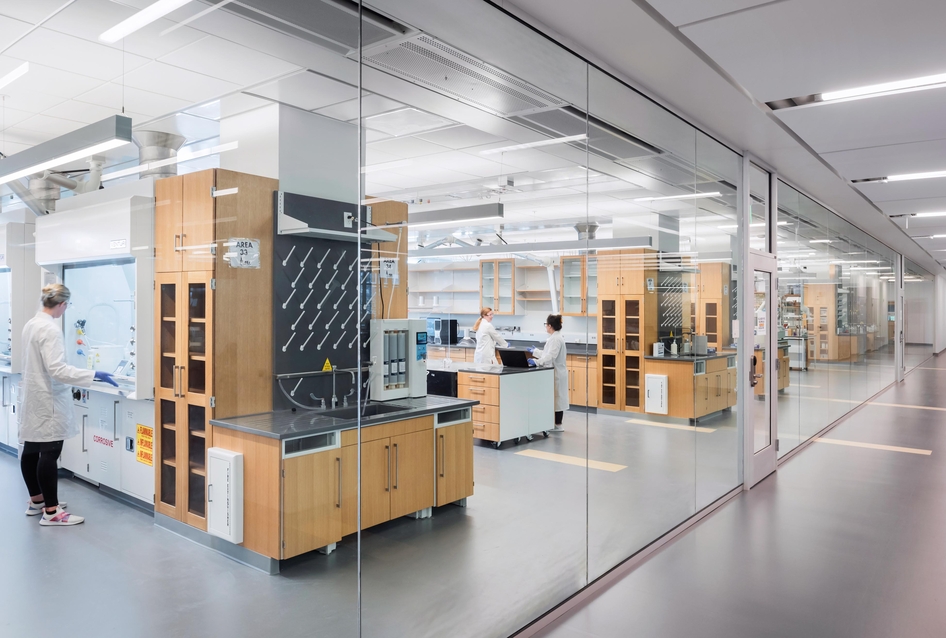 Health, Science, and Technology building shared lab spaces