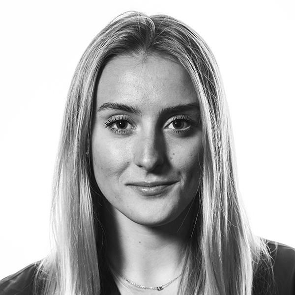 Maddie Monahan black and white portrait