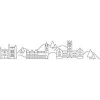 Lehigh Campus sketch coloring page preview