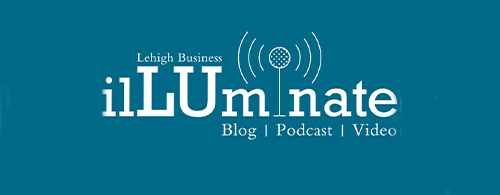 logo for ilLUminate, the blog and podcast for Lehigh Business